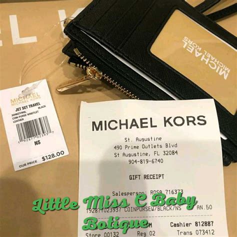 michael kors invoice|Michael Kors exchange returns.